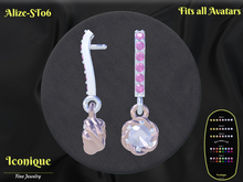Earrings Solitaire Alize-ST06 - Jewelry Box
