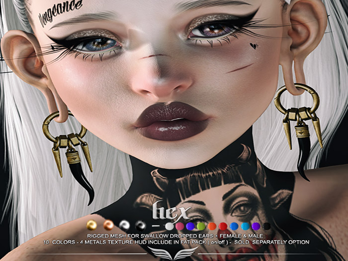 A*S HEX_^^Swallow^^Dropped Ears_FATPACK_(wear me)