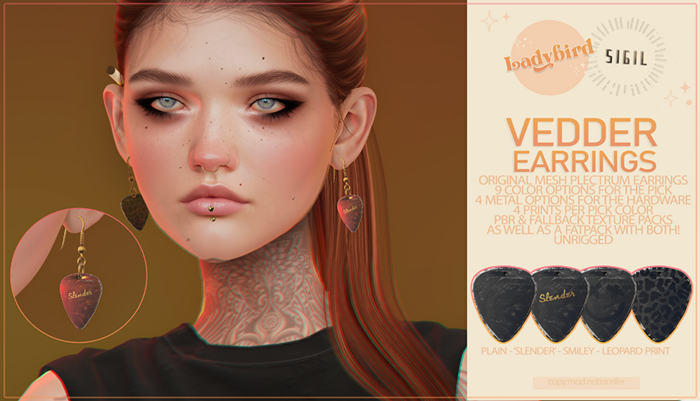 Ladybird x Sigil // Vedder Earrings FATPACK