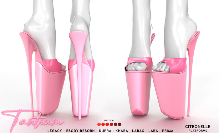 Tantrum - Citronelle Platforms - Lipsticks 