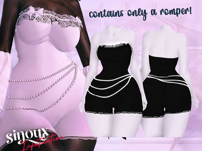 Sinoux - Infatuation Romper (Black)