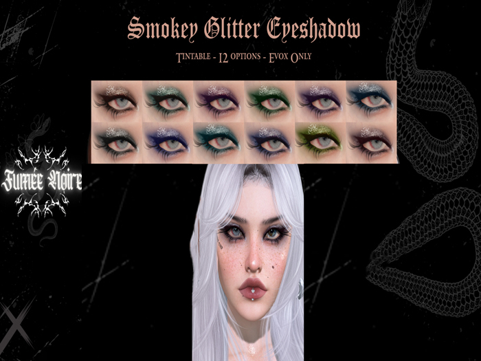 fumee noire - Smokey Glitter Eyeshadow