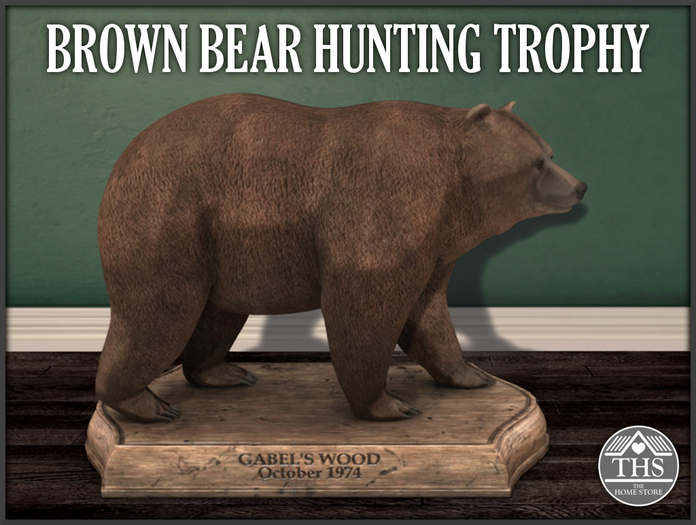 BEAR HUNTING TROPHY - HUNTING TROPHY - BEAR TAXIDERMY - BEAR - HUNTING - TROPHY - TAXIDERMY