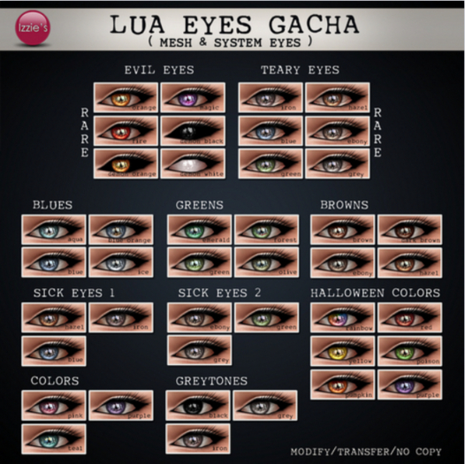 Izzie's - Lua Eyes (blues)