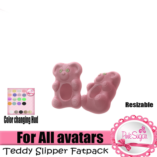 PS Teddy Slippers Fatpack  BOX
