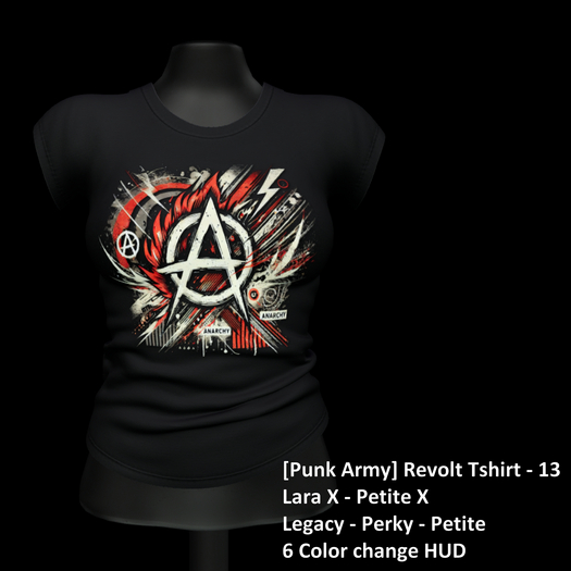[Punk Army] Revolt Tshirt - 13 DEMO v1