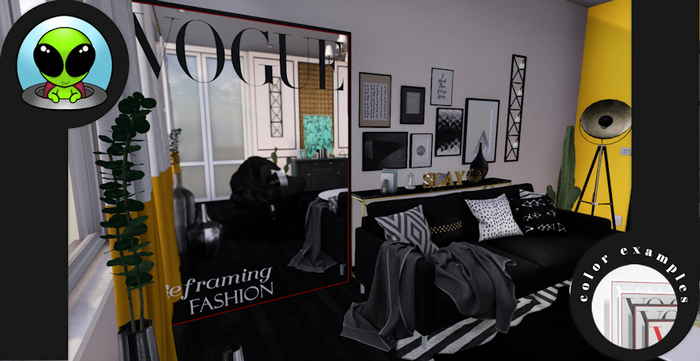 Gnarly. - Magazine Mirror - Vogue - White Frame Pack