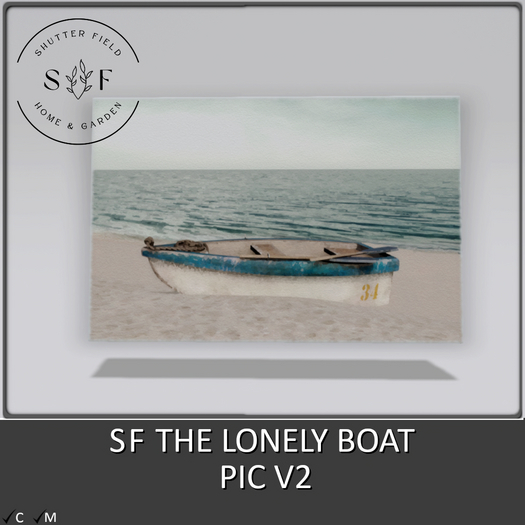 SF The Lonely Boat Pic  V2  - BOXED