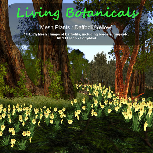 Inochi Botanicals - Mesh Plant "Daffodil" [Yellow]