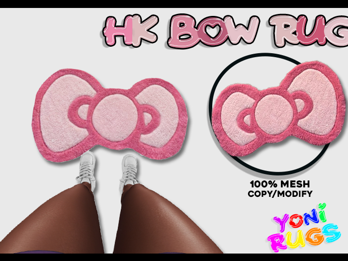 [YR] Hello Kitty Bow Rug