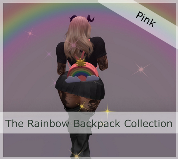 Particle Rainbow Backpack - Pink - Wear to Unpack