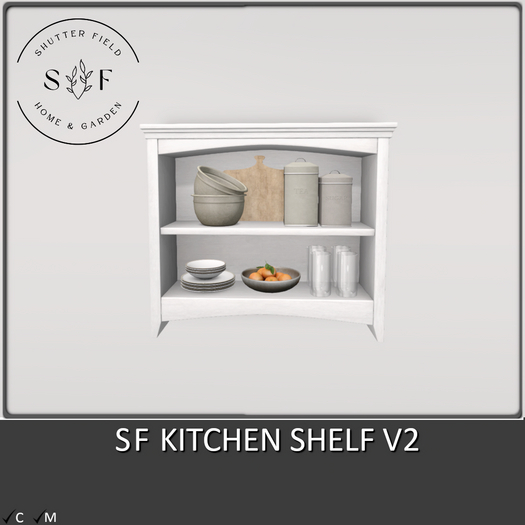 SF KITCHEN SHELF V2 - BOXED