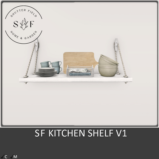 SF KITCHEN SHELF V1 - BOXED