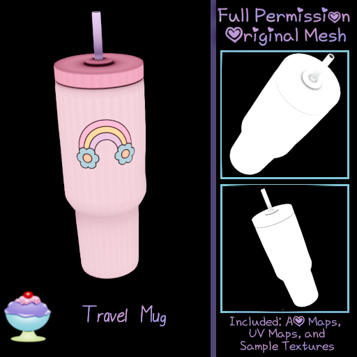 [Sherbert] Full Perm Travel Mug (ADD)