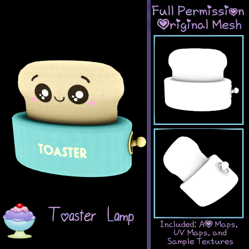 [Sherbert] Full Perm Toaster Lamp (ADD)
