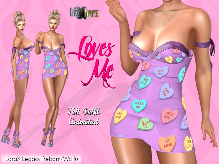 hizNherz Loves Me Outfit (Animated)