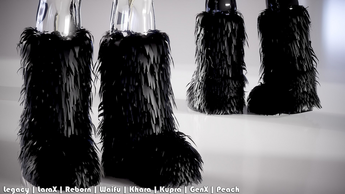 Riley Fur Boots Matte 