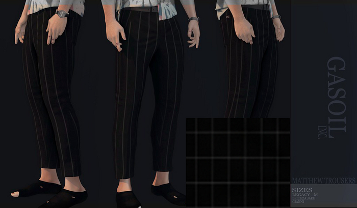 [GL - inc.] - Matthew trousers Small quad