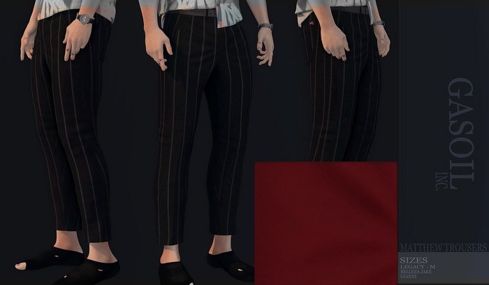 [GL - inc.] - Matthew trousers Red