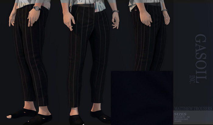 [GL - inc.] - Matthew trousers  Blue dark