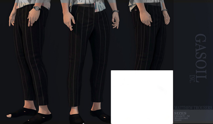 [GL - inc.] - Matthew trousers White