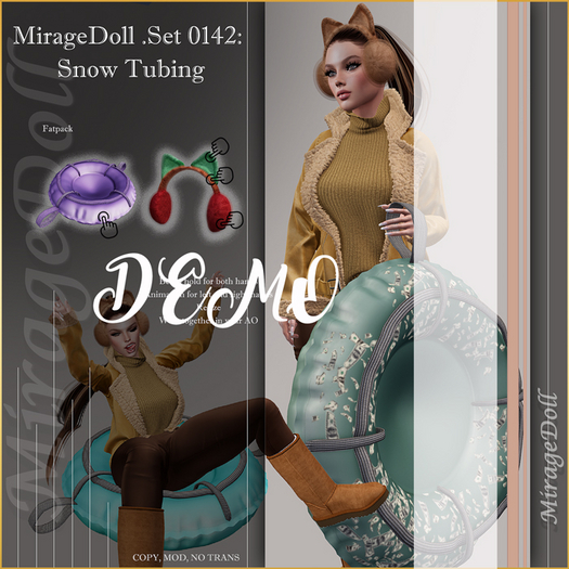 DEMO MirageDoll .Set 0142: Snow Tubing