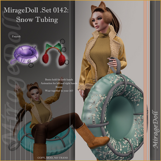 MirageDoll .Set 0142: Snow Tubing