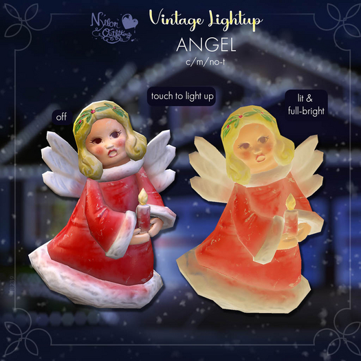 (NO) Vintage Lightup - Angel