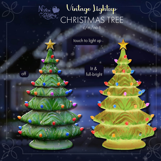 (NO) Vintage Lightup - Christmas Tree