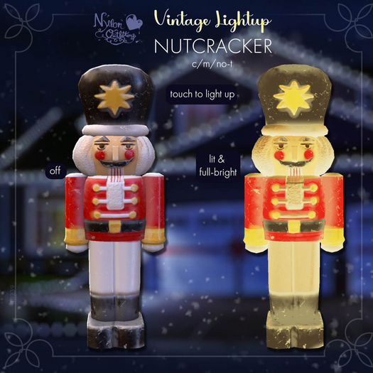 (NO) Vintage Lightup - Nutcracker