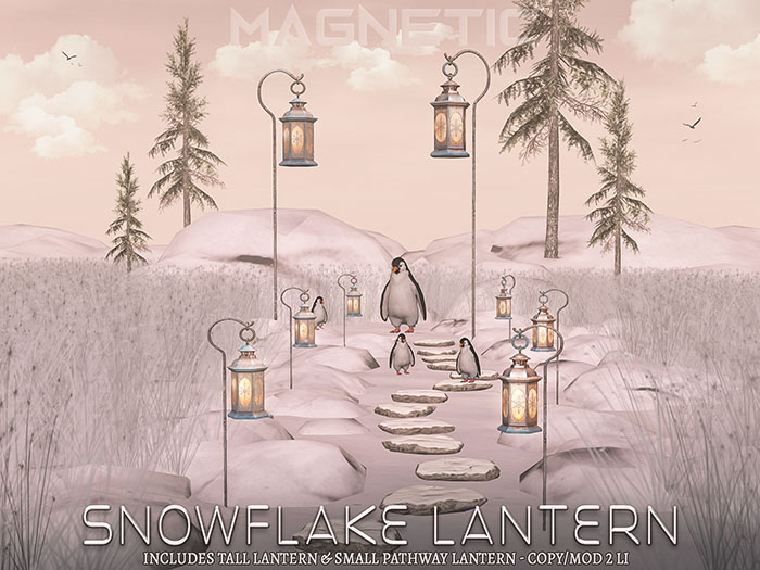 Magnetic - Snowflake Lantern