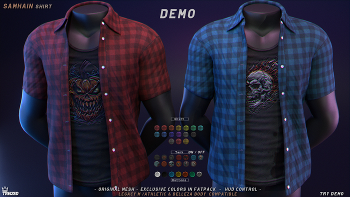 TREIZED Samhain Shirt DEMO