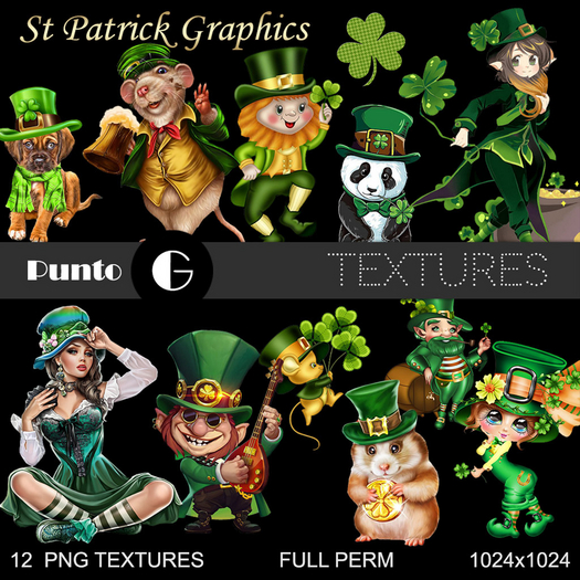 Full Perm Textures - St Patrick's Graphics