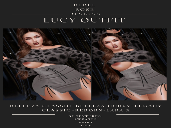 Rebel Rose Designs - Lucy Outfit Delivery Hud (Add)
