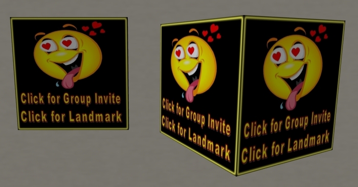 Smiley Heart Eyes Group Inviter & LM Giver Boxed