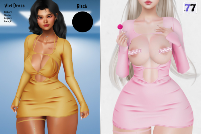 77Store - Vivi Dress - Black