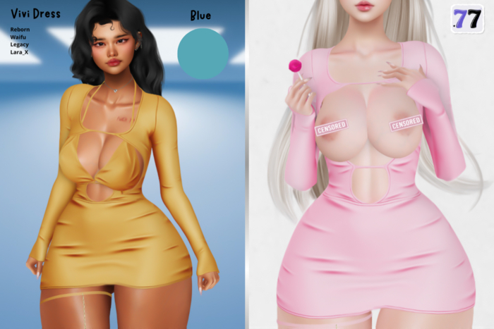 77Store - Vivi Dress - Blue