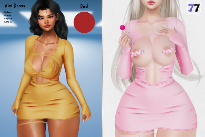 77Store - Vivi Dress - Red