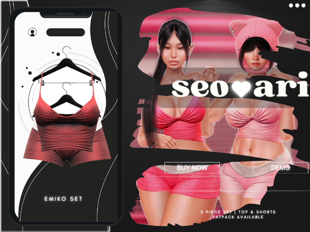 seoari . Emiko Set Burntred - [ADD]
