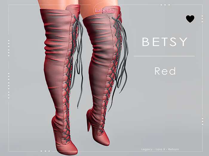 [LABELITA] Betsy Boots Red