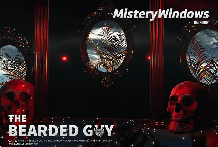 Mistery Windows PBR Backdrop - The Bearded Guy 