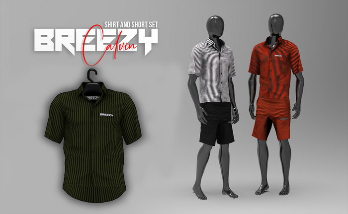 BREEZY - Calvin . Short ''Green''