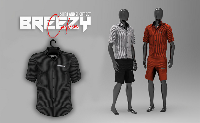 BREEZY - Calvin . Shirt ''Grey''