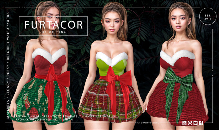 :::FurtaCor:::ANTONIA_XMAS_DRESS::: FATPACK