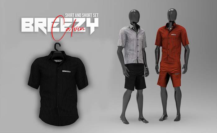 BREEZY - Calvin . Shirt ''Black''