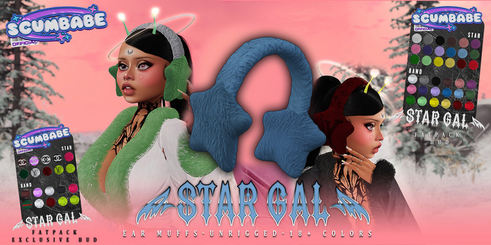 .:[SB]:. Star Gal Muffs Powder Blue