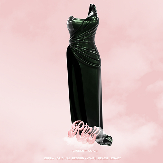 "RIZZ" X "LAURENT" GOWN - JUNGLE