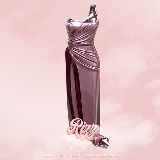 "RIZZ" X "LAURENT" GOWN - GUM