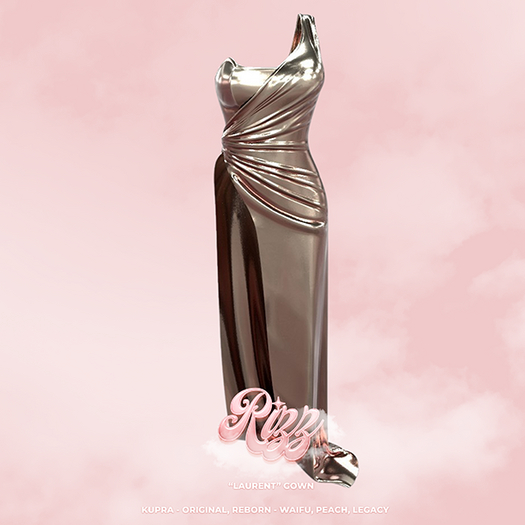 "RIZZ" X "LAURENT" GOWN - CHAMPAGNE
