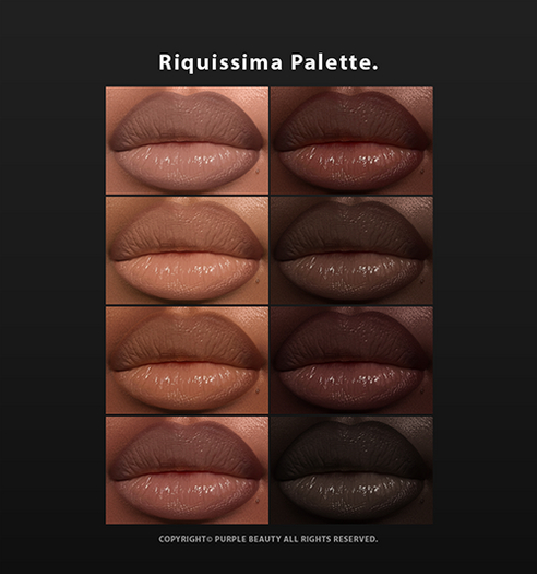 PURPLE X Genus - Riquissima Palette.